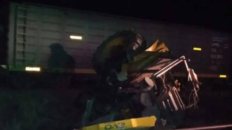 Accidente trágico: un hombre fue embestido por un tren y perdió la vida